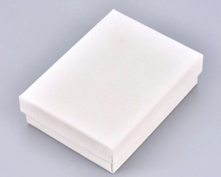 Коробочки картонные для набора серьги+кольцо; размер 7*9см, упаковка 12 штук
