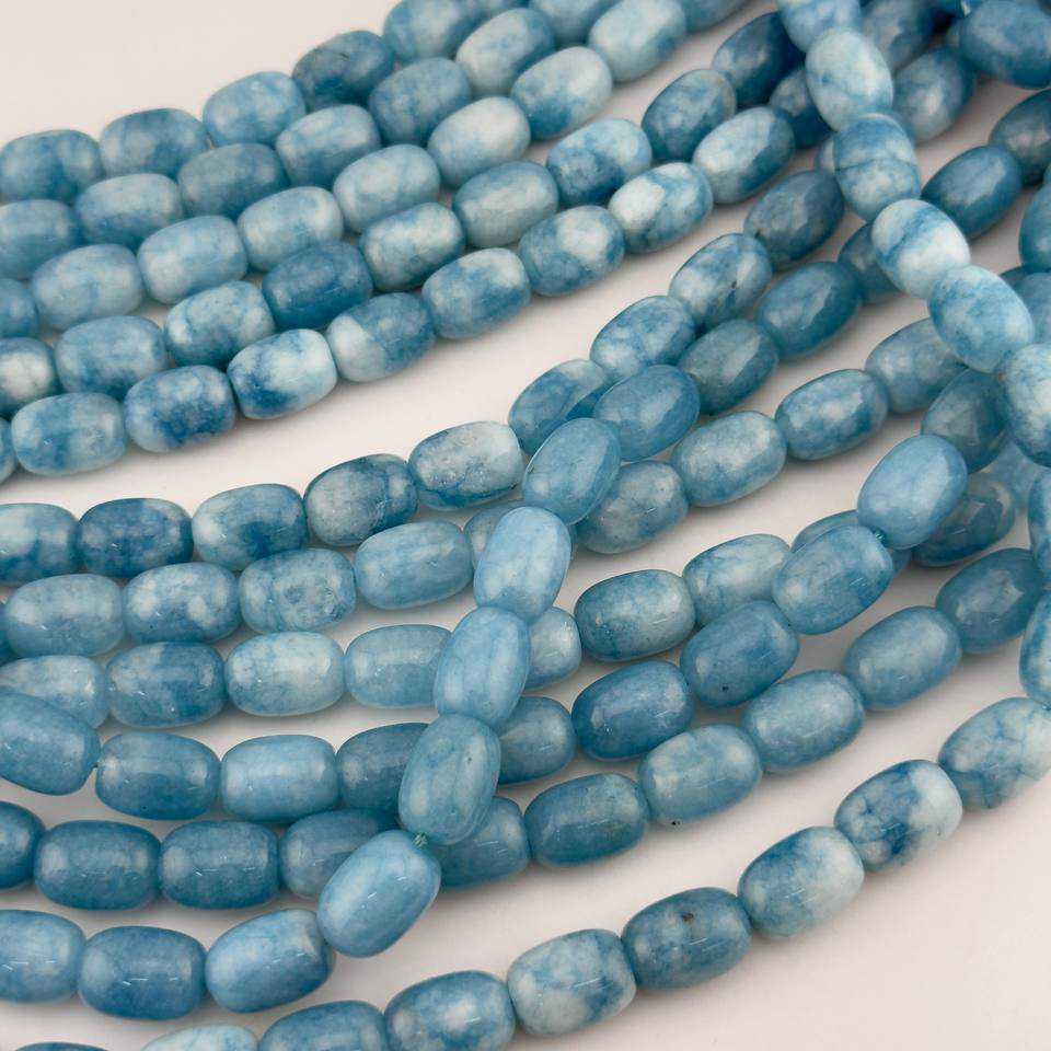 Бусины Агат размер 10*14мм натуральный камень